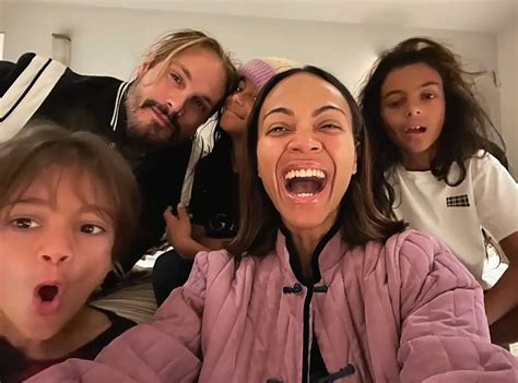 Zoe Saldana’s Kids Are So Grown Up In Rare Photos。